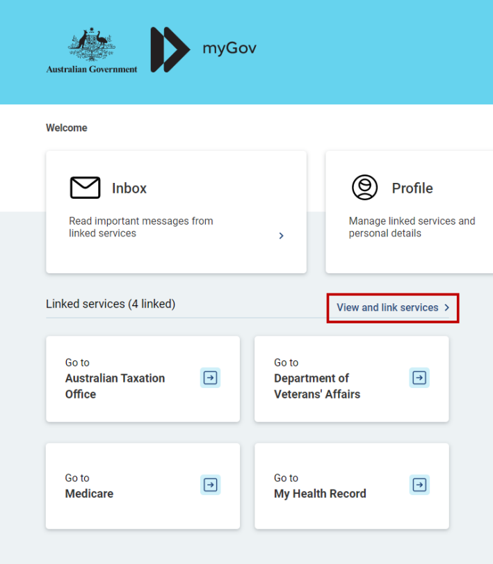 Login myGov